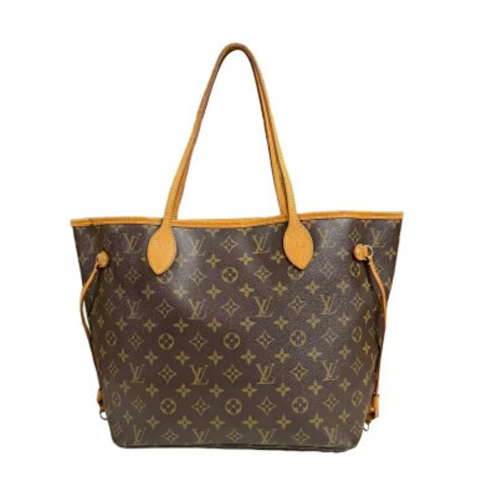 Louis Vuitton Monogram Tote Neverfull Canvas Brown Bag - Picture 2 of 8